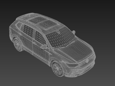 Volkswagen Tiguan 2024 3D Model