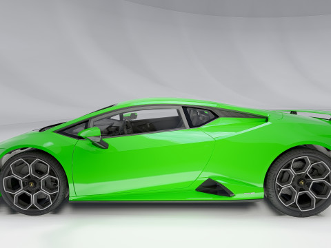 Lambo rghini Huracan Tecnica Modèle 3D