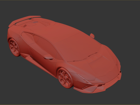 Lambo rghini Huracan Tecnica Modèle 3D