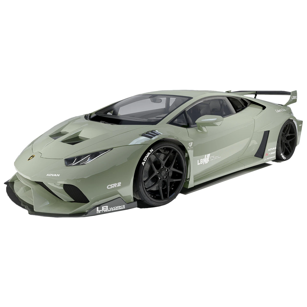 Lambo rghini Huracan Lb Silhouette 3D Model .c4d .max .obj .3ds .fbx .stl .blend 