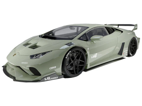 ランボルギーニ ウラカン LB シルエット 3Dモデル