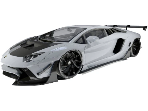 Lambo rghini Aventador LP 700-4 Liberty Walk Modelo 3D