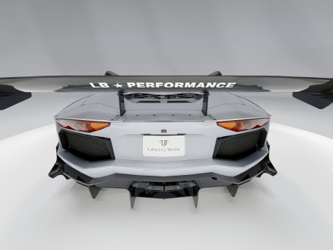 Lambo rghini Aventador LP 700-4 Liberty Walk 3D Model