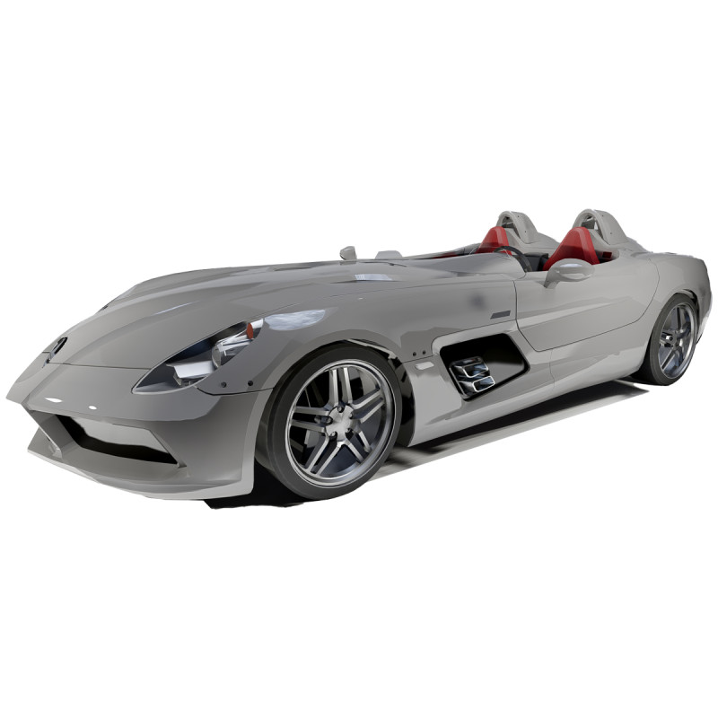 Mercedes-Benz SLR Stirling Moss 2010 Modèle 3D .c4d .max .obj .3ds .fbx .stl .blend 