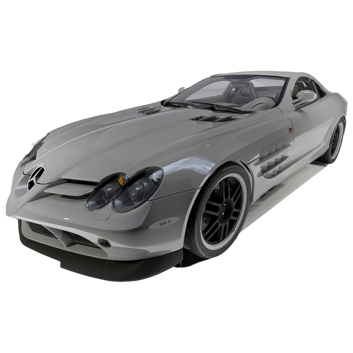 Mercedes-Benz SLR McLaren 722 Edition 2006 3D Model .c4d .max .obj .3ds .fbx .stl .blend 