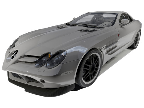 Mercedes-Benz SLR McLaren 722 Edition 2006 3D Model
