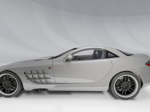 Mercedes-Benz SLR McLaren 722 Edition 2006 Model 3D