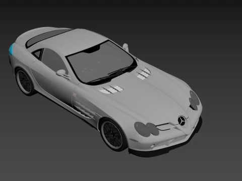 Mercedes-Benz SLR McLaren 722 Edition 2006 3D Model