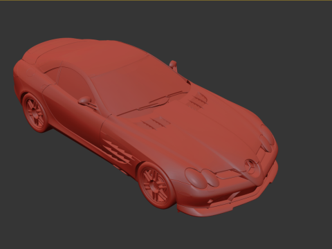 Mercedes-Benz SLR McLaren 722 Edition 2006 Model 3D