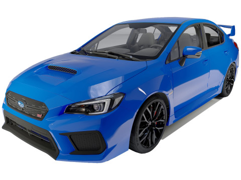 Subaru WRX STI Modelo 3D