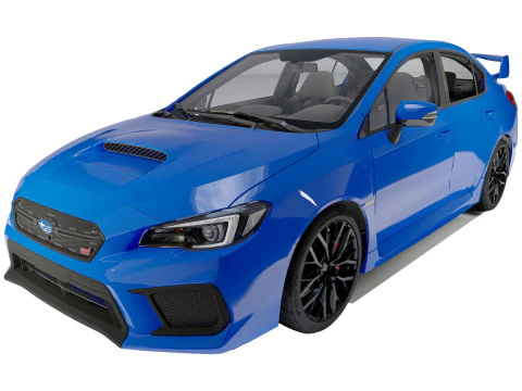 सुबारू डब्लूआरएक्स एसटीआई 3D मॉडल