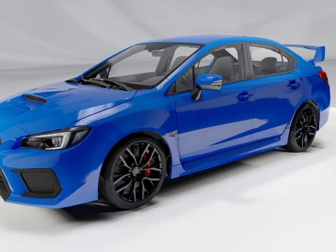 Subaru WRX STI 3D Model