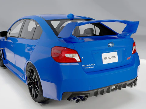 Subaru WRX STI 3D Model