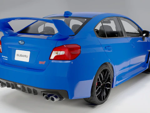 Subaru WRX STI 3D Model