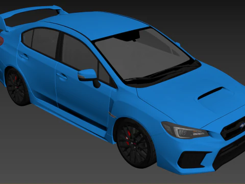Subaru WRX STI 3D Model