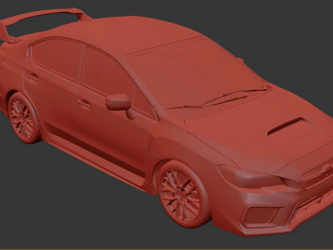 Subaru WRX STI 3D Model