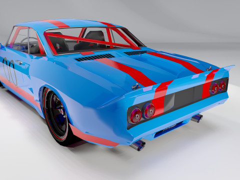 Chevrolet Corvair 1966 Tuned 3D Model