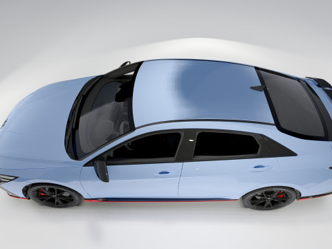 Hyundai Elantra N Facelift 2024 Model 3D