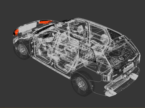 Volvo XC90 3D Model