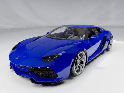 Lambo rghini Asterion LPI 3D Модель