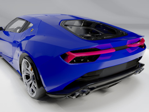 Lambo rghini Asterion LPI 3D Модель