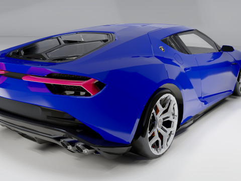 Lambo rghini Asterion LPI 3D Модель