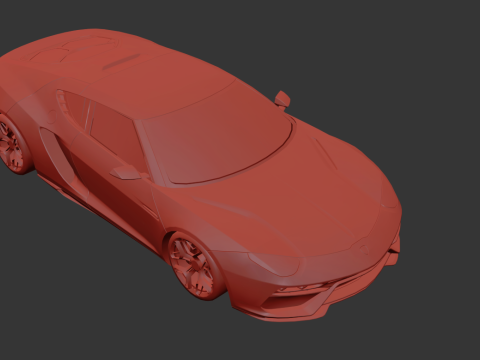 Lambo rghini Asterion LPI 3D Модель