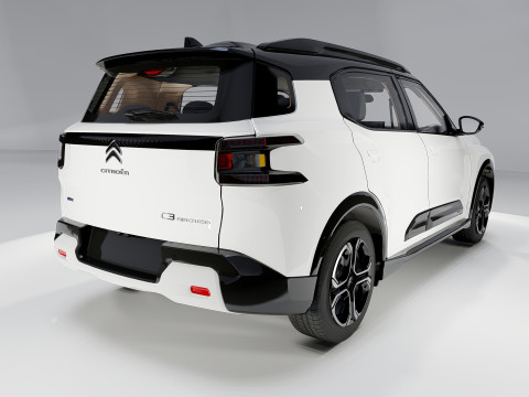 Citroen Aircross 2024 3D 模型