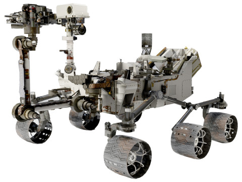 Curiosity Mars Rover Dusty 3D-Modell