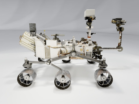 Curiosity Mars Rover Dusty Modèle 3D