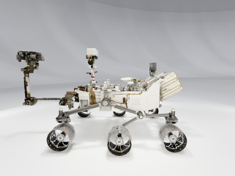 Curiosity Mars Rover Dusty Modèle 3D