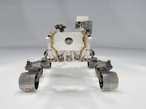 Curiosity Mars Rover Dusty Modèle 3D
