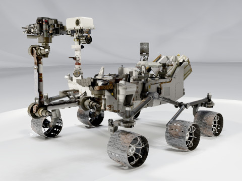 Curiosity Mars Rover Dusty Modèle 3D