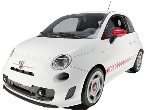 Fiat 500 Abarth 3D Model