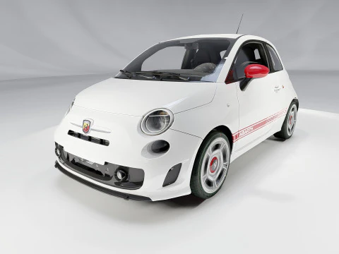 Fiat 500 Abarth 3D Model
