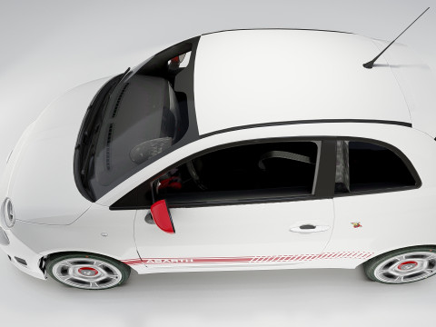 Fiat 500 Abarth Model 3D