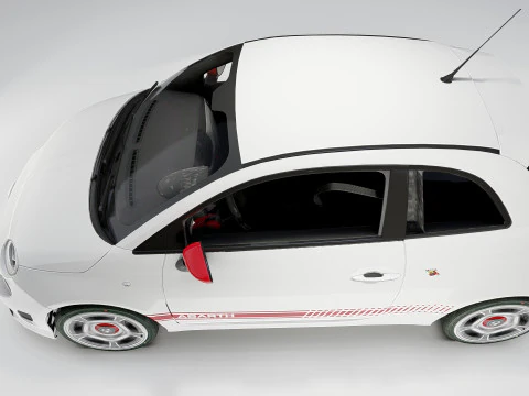 Fiat 500 Abarth 3D Model