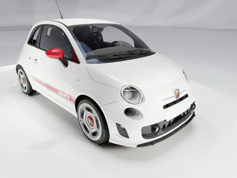 Fiat 500 Abarth 3D Model