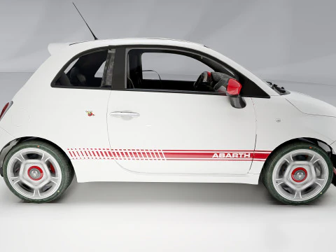 Fiat 500 Abarth 3D Model