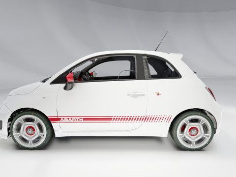 Fiat 500 Abarth Model 3D