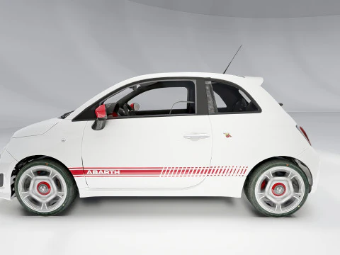 Fiat 500 Abarth 3D Model