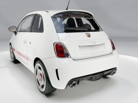 Fiat 500 Abarth 3D Model