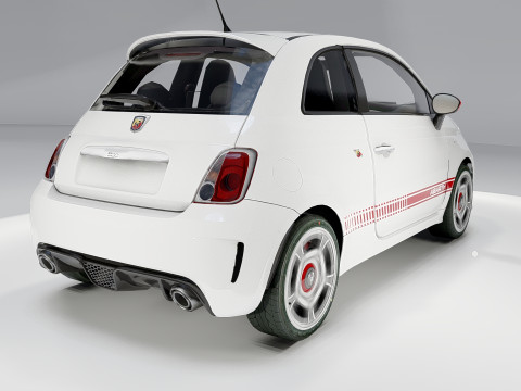 Fiat 500 Abarth Model 3D