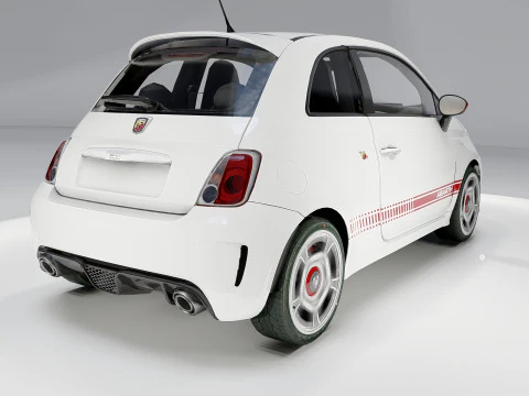 Fiat 500 Abarth 3D Model