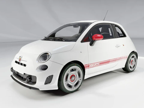 Fiat 500 Abarth 3D Model