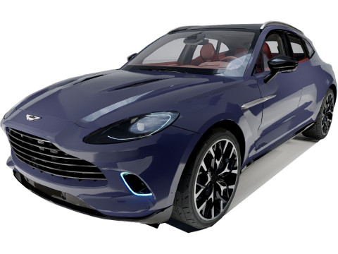 Aston Martin DBX 3D Model