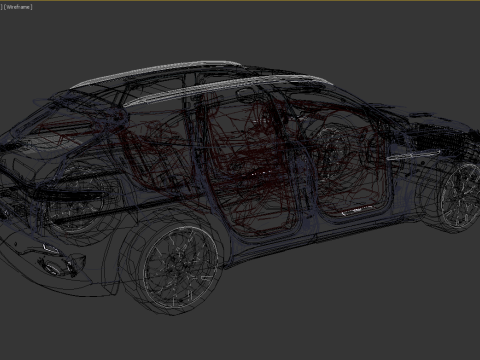 Aston Martin DBX 3D Model