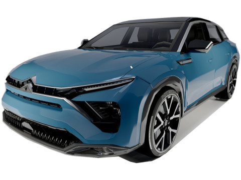 Citroen C5X 3D Model