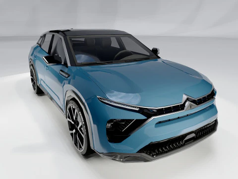 Citroen C5X 3D Model