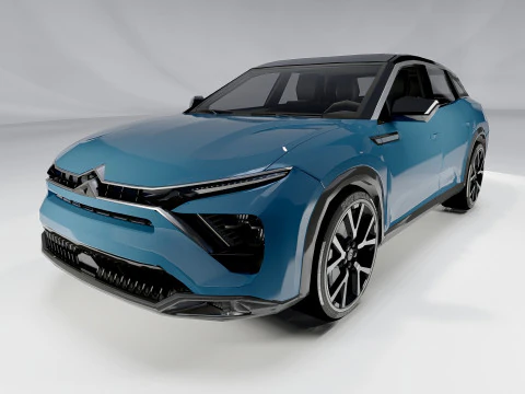 Citroen C5X 3D Model